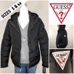 NEW🌟GUESS Hooded Puffer Jacket